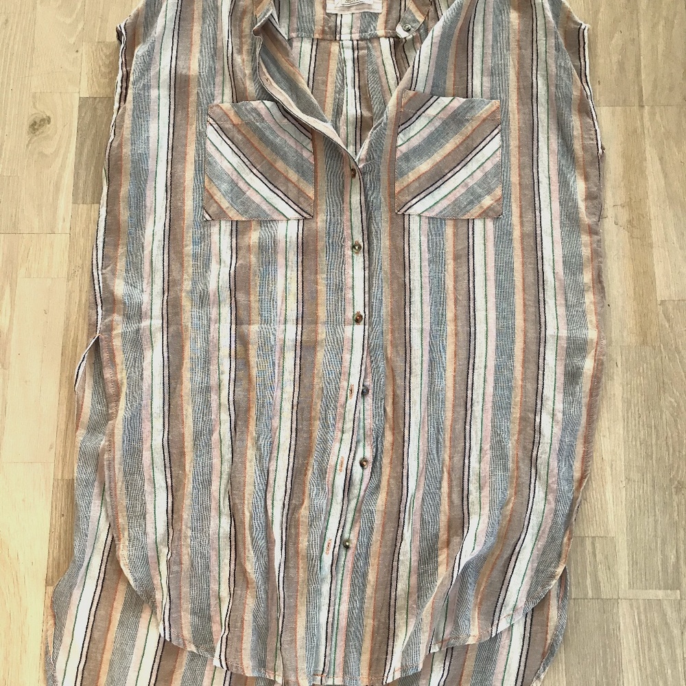 Anthropology HOLDING HORSES tunic 100% cotton